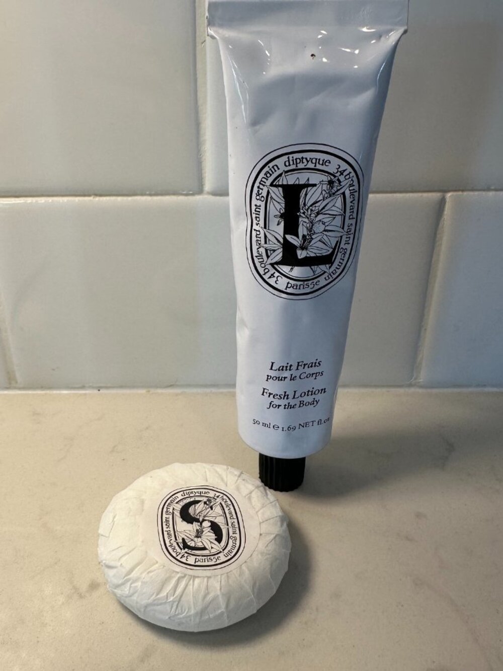 New Diptyque Paris Lait Frais Fresh Lotion for the Body 1.69 Oz. 50ml NEW SEALED